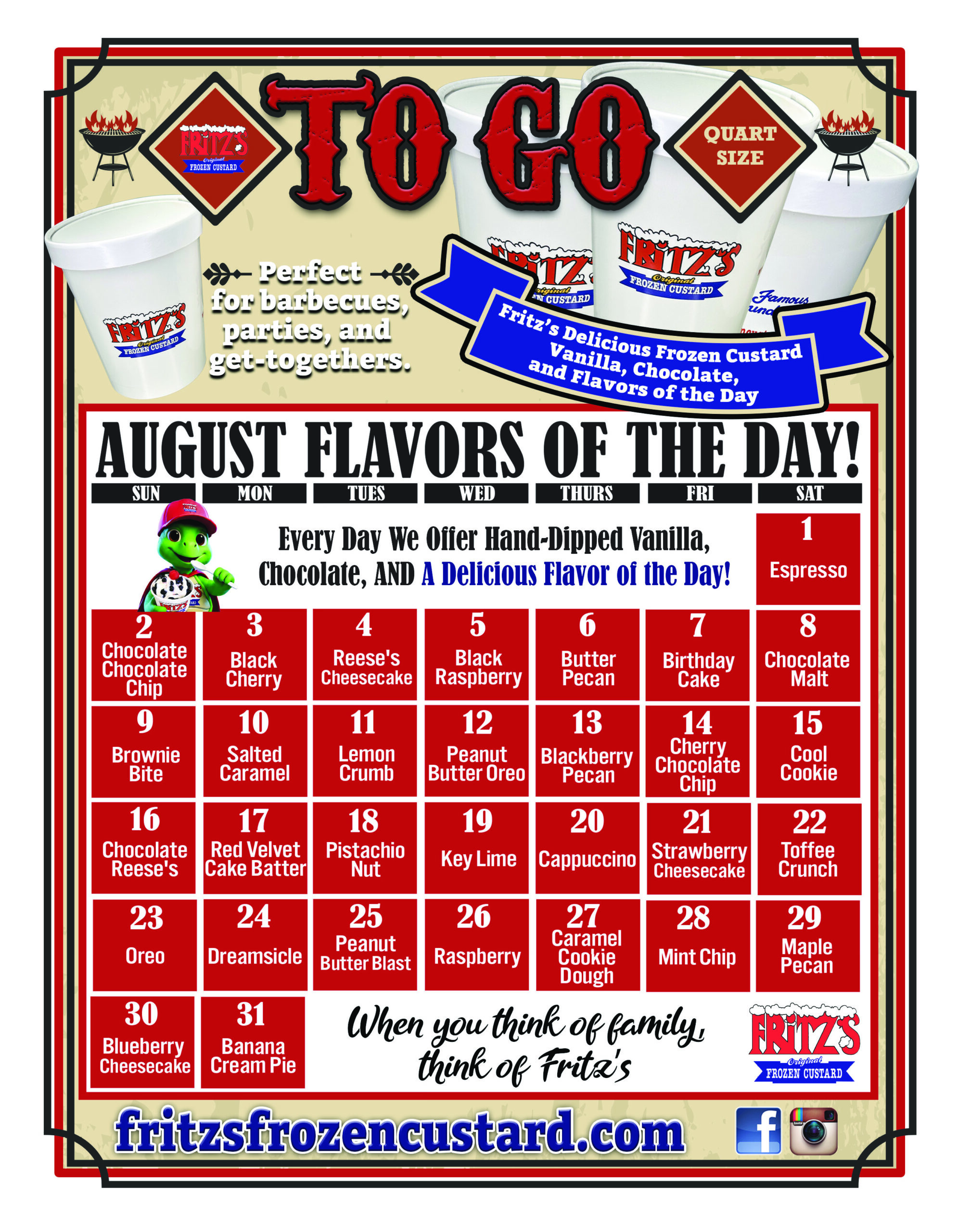 West County Flavors of the Day
